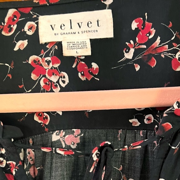 Velvet Top size large - Picture 3 of 4